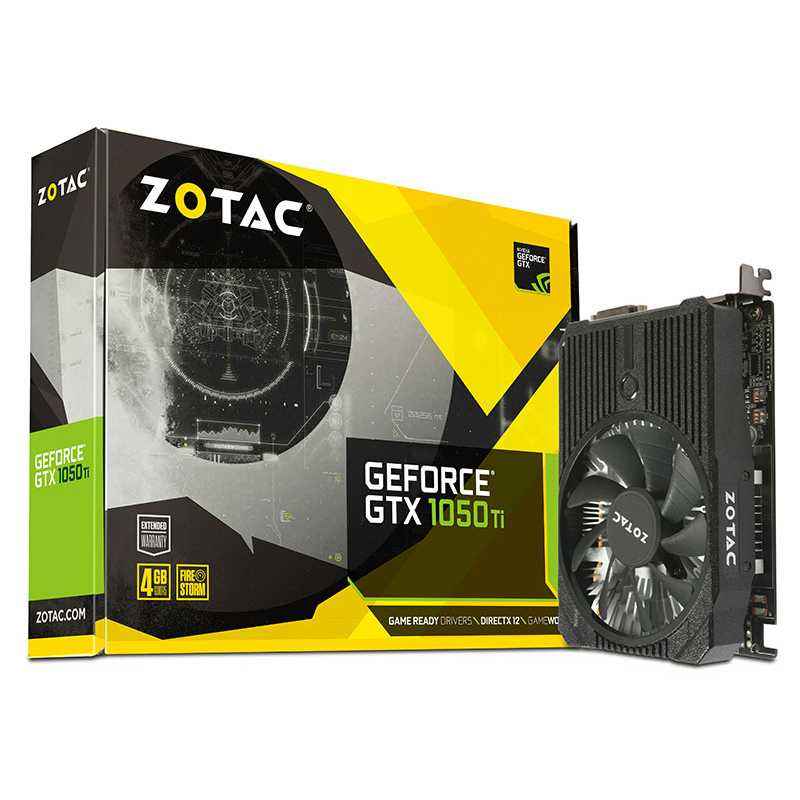 Zotac GeForce GTX 1050 Ti Mini 4GB Graphics Card, ZT-P10510A-10L