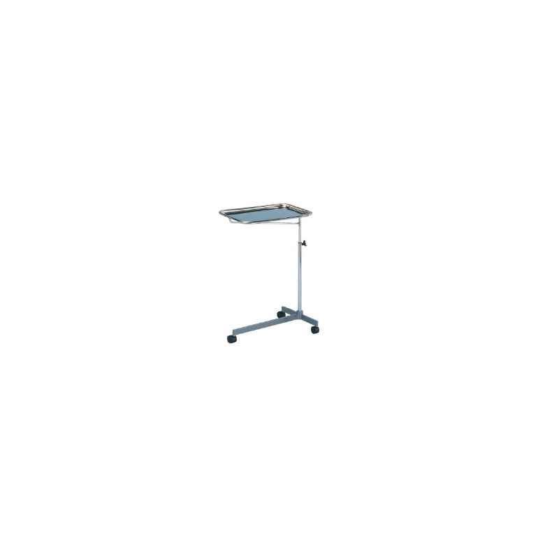Tripti TS-054 Mayo Instrument Trolley with Stainless Steel Tray