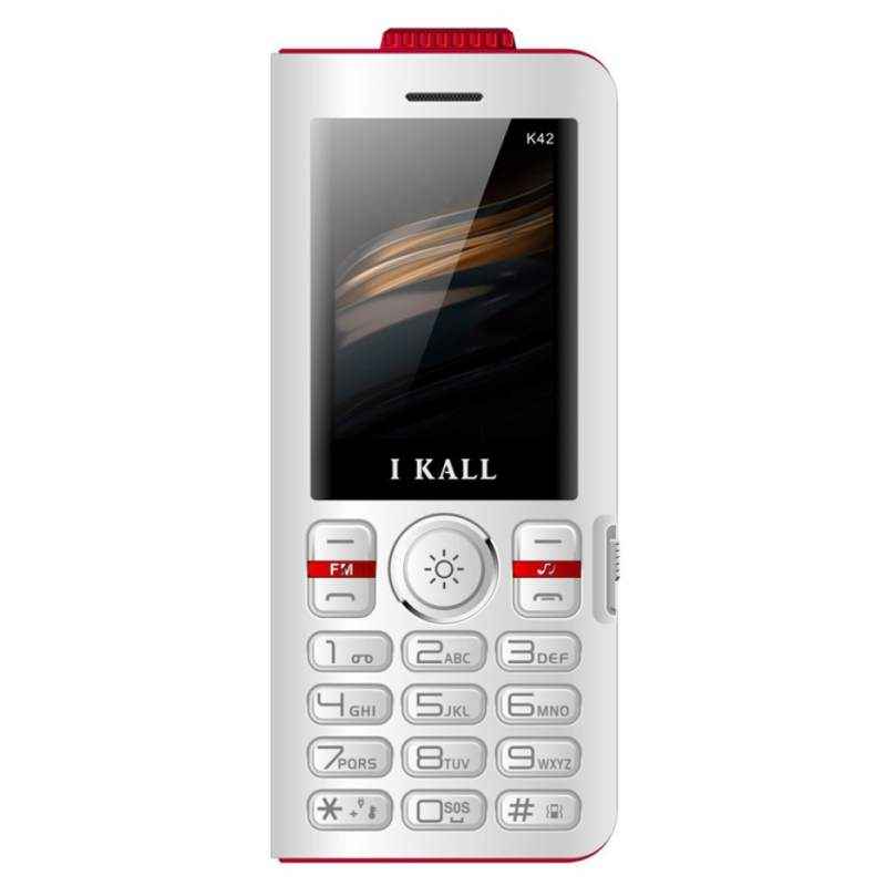 I Kall K42 Black Feature Phone With Inbuilt Power Bank