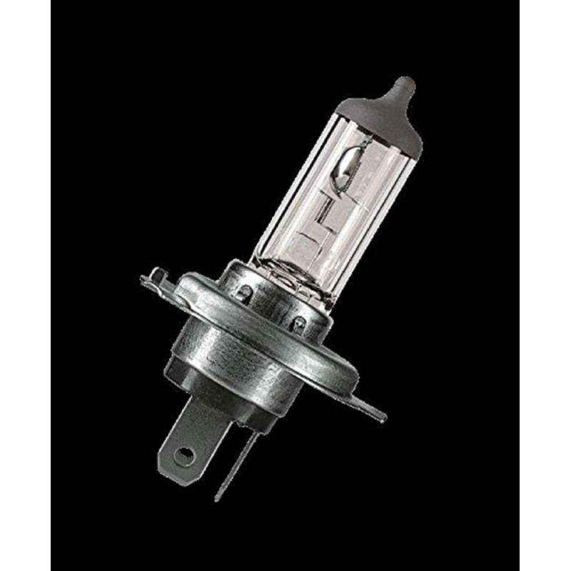 Osram Rallye H4 Halogen 62204 Exterior Headlight Bulb (12V, 100/90W) |  Silver and Clear | Set of 1