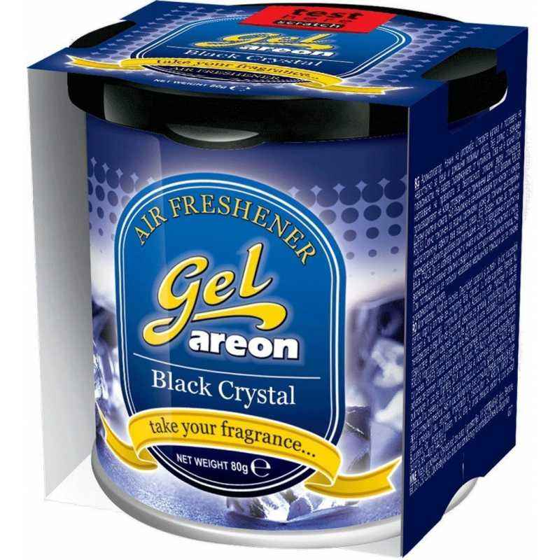 Areon 80g Black Crystal Gel Air Freshener For Car