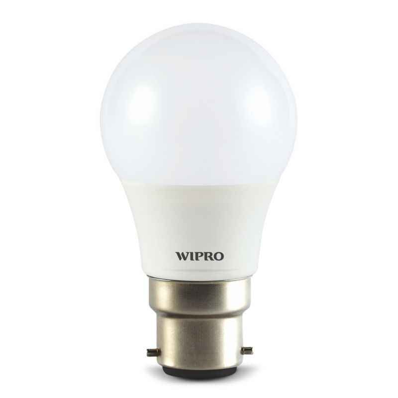 Wipro 5W B-22 Cool Day Light LED Bulbs (Pack of 2)