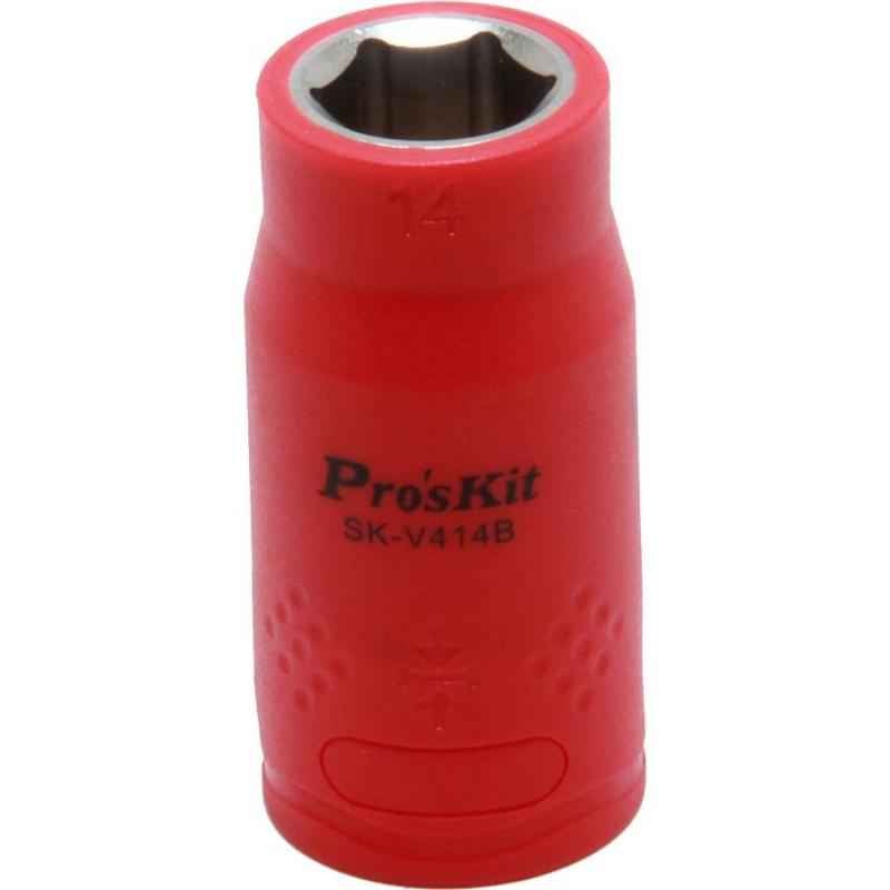 Proskit SK-V414B VDE 1000V Insulated 1/2 Inch Drive Socket 14mm