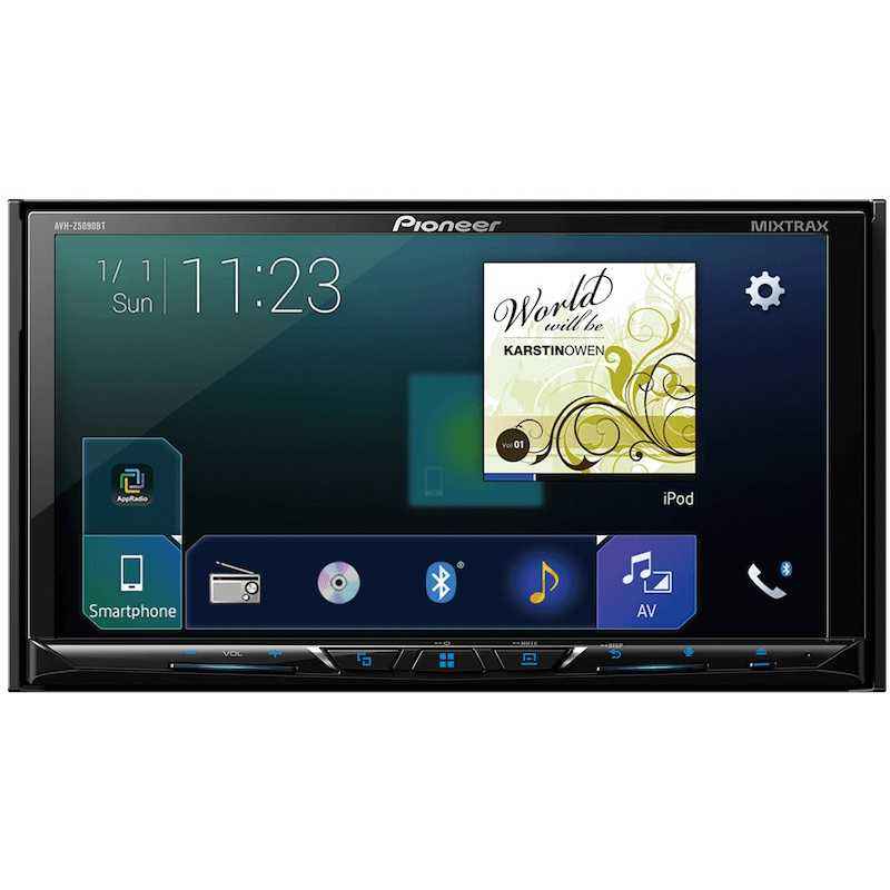 Pioneer 7 Inch 1080p Full HD Touchscreen Car Stereo Video Player, AVH Z5090BT
