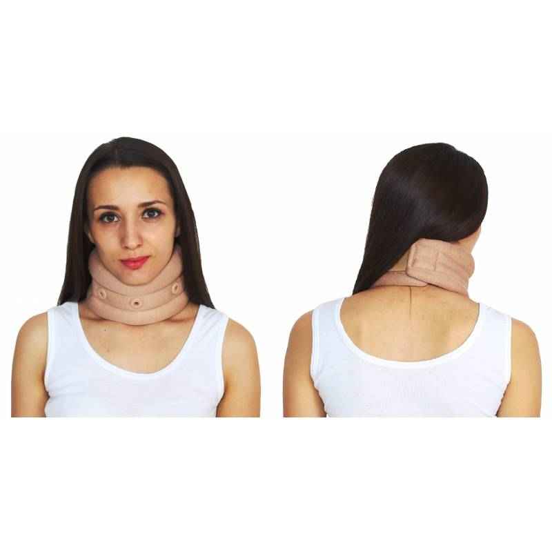 KS Care Beige Cervical Soft Collar Neck Support, KS-2012-M, Size: Medium