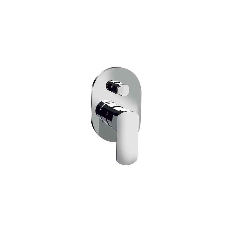 Kerovit Orion Single Lever Concealed Bath And Shower Mixer Trims, 611014-CP