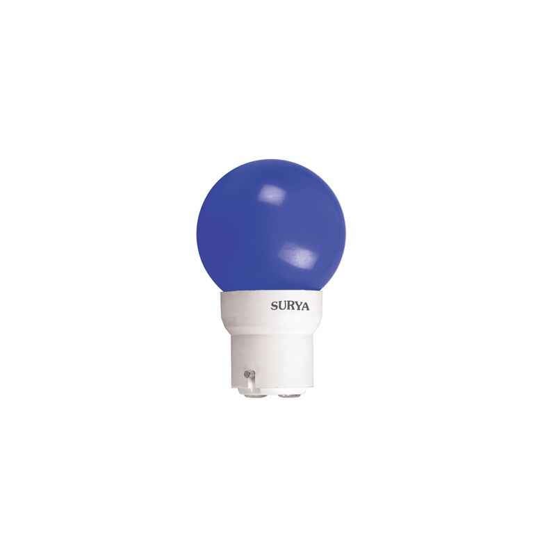 Surya 0.5W Blue LED Round Lamp