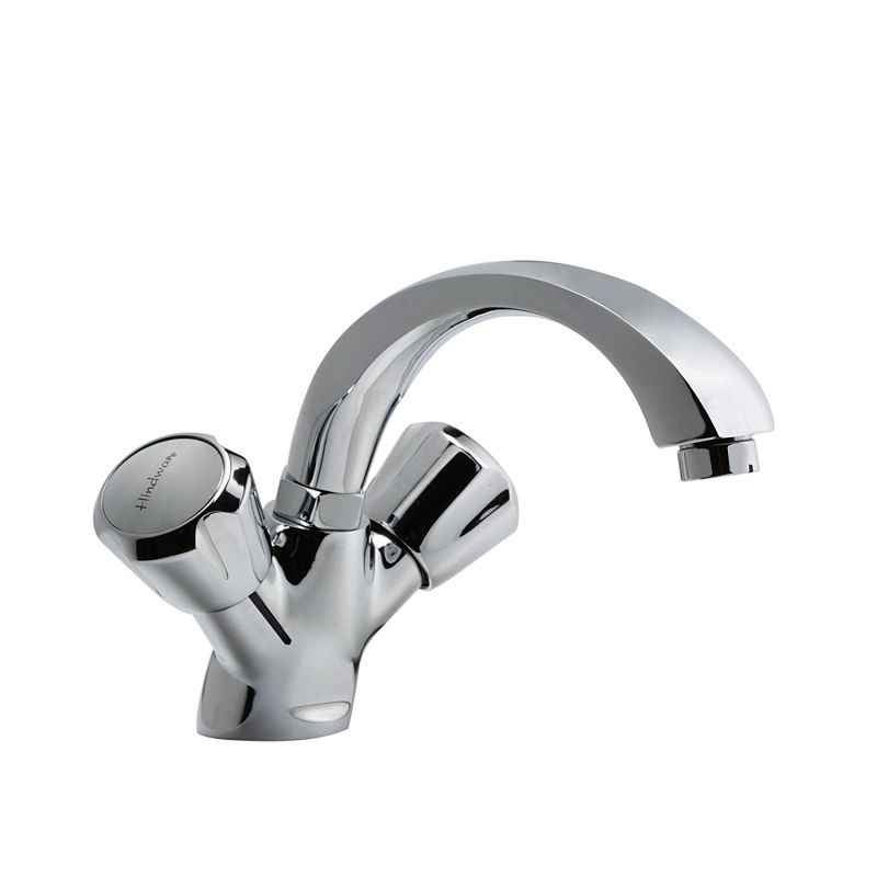Hindware Crystal Sink Mixer with Swivel Spout, F290020CP