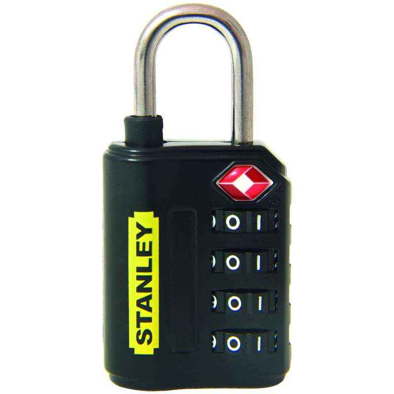 Stanley 30mm Travel Max Combination Luggage Padlock, S822-021