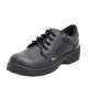 Indcare Jumbo Leather Black Steel Toe Work Safety Shoes, Size: 7