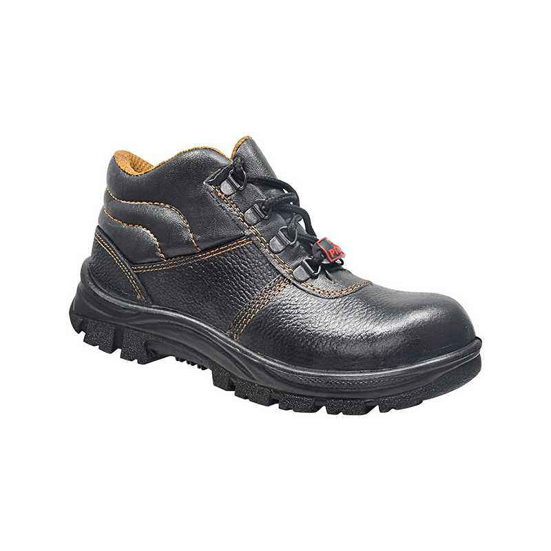 Prima Avanti Black Steel Toe Work Safety Shoes, Size: 10