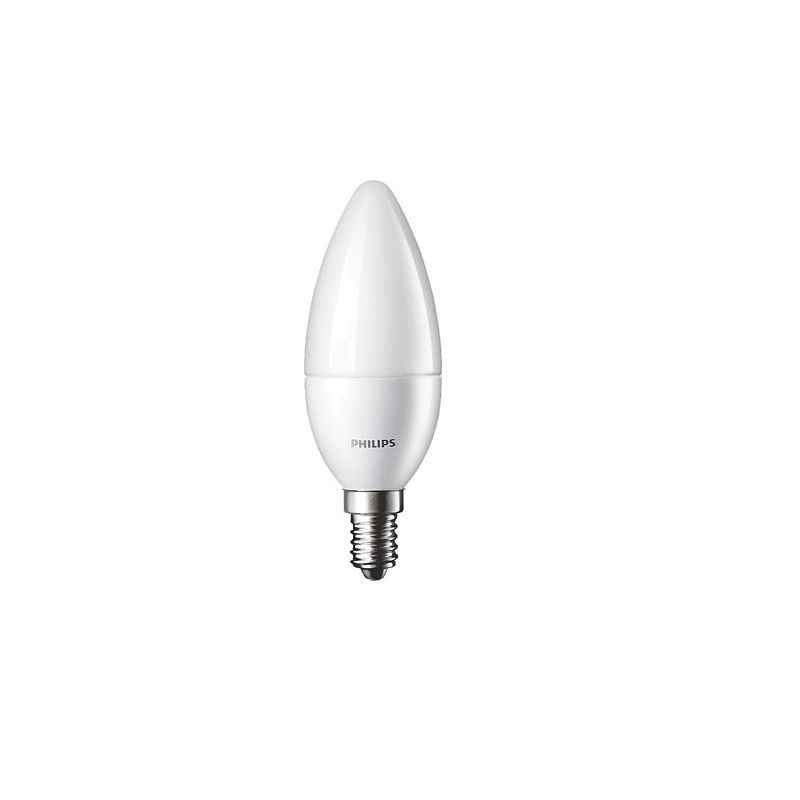 Philips 7W E-14 Cool Day Light LED Bulbs (Pack of 8)