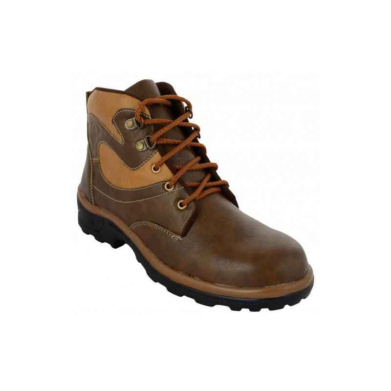 Da-Dhichi RA-05 Steel Toe Brown Safety Boots, Size: 7