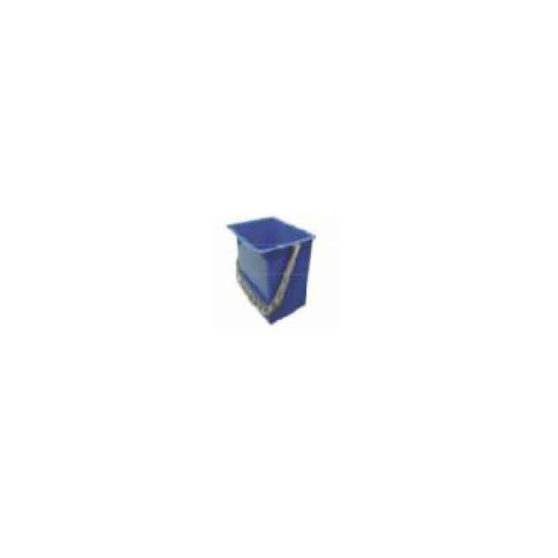 Amsse PSB 6 1001 6L Blue Plastic Square Bucket with Measurements