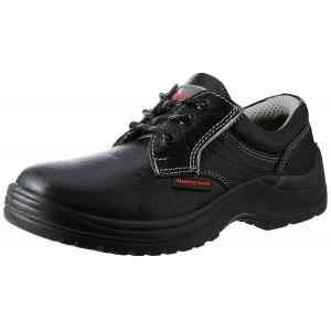 HONEYWELL HS100X Classic Leather Steel Toe Black Work Safety Shoes, Size: 6