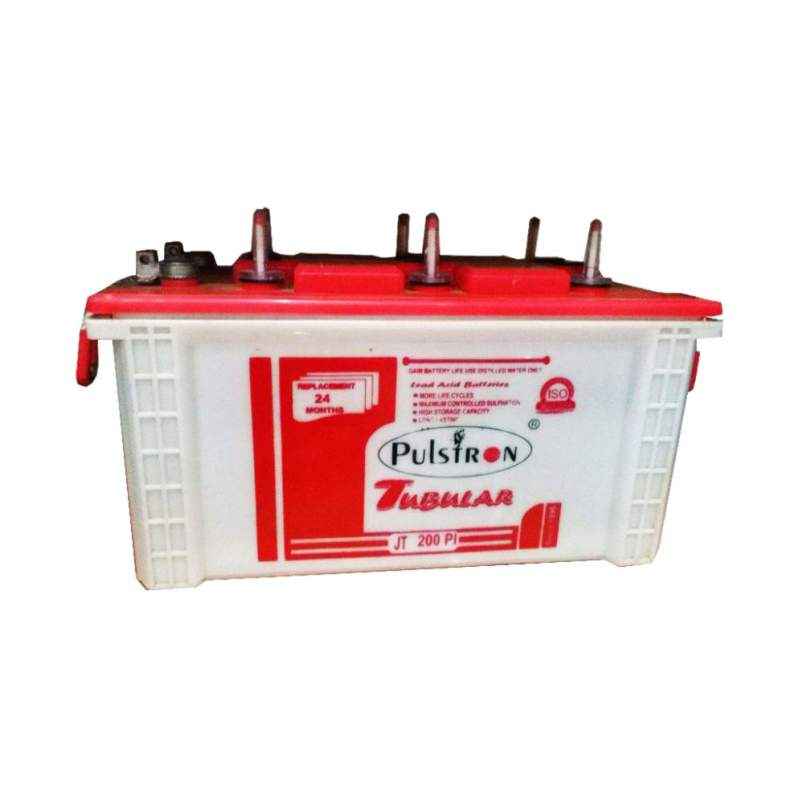 Pulstron 12V 200Ah Long Life Jumbo Tubular Inverter Battery JT-200PI