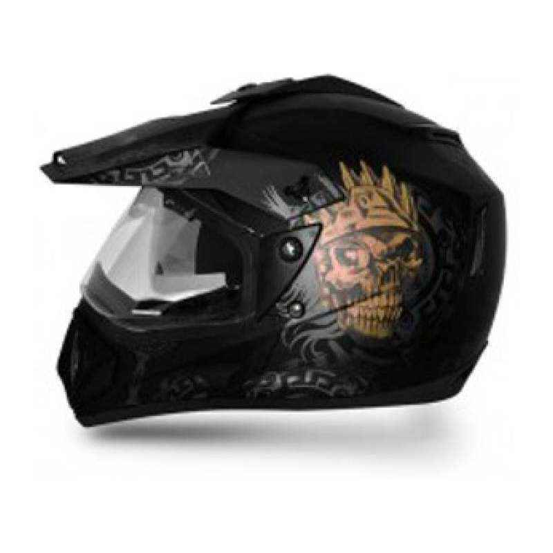 Gold dirt bike outlet helmet