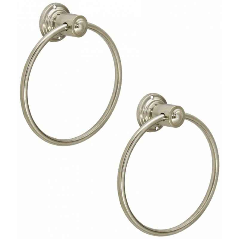 Doyours Royal 2 Pieces SS Round Towel Ring Set, DY-0716