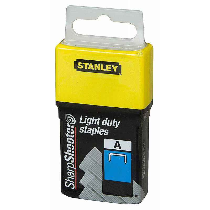 Stanley 1000 Pieces 10mm 24 Gauge Type A Light Duty Staples, 1-TRA206T (Pack of 5)