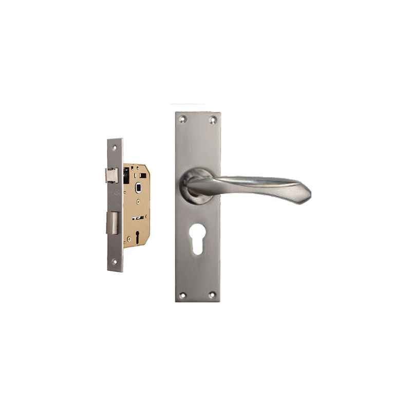 Plaza Econ Stainless Steel Handle with 65mm Mortice Lock & 3 Keys