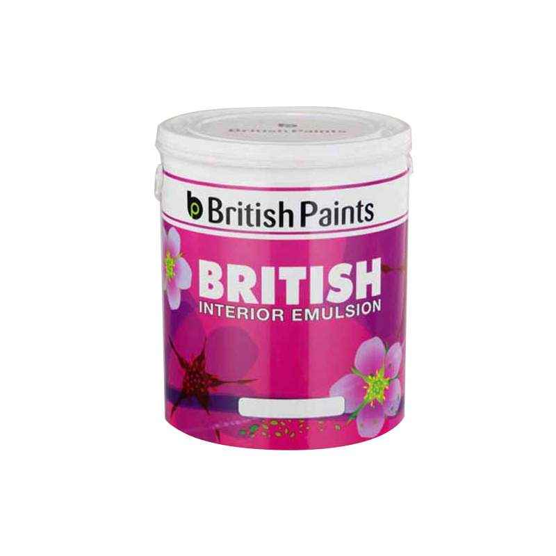 British Paints 4 Litre Super White Interior Emulsion, GR-I