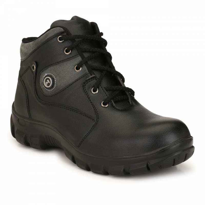 Timberwood TW26BK Steel Toe Black Work Safety Shoes, Size: 7