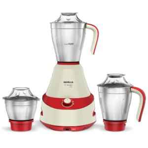 Havells Energia 500W 3 Jar White & Red Mixer Grinder