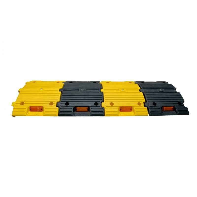 KT 50 mm Yellow and Black Plastic Speed Breaker