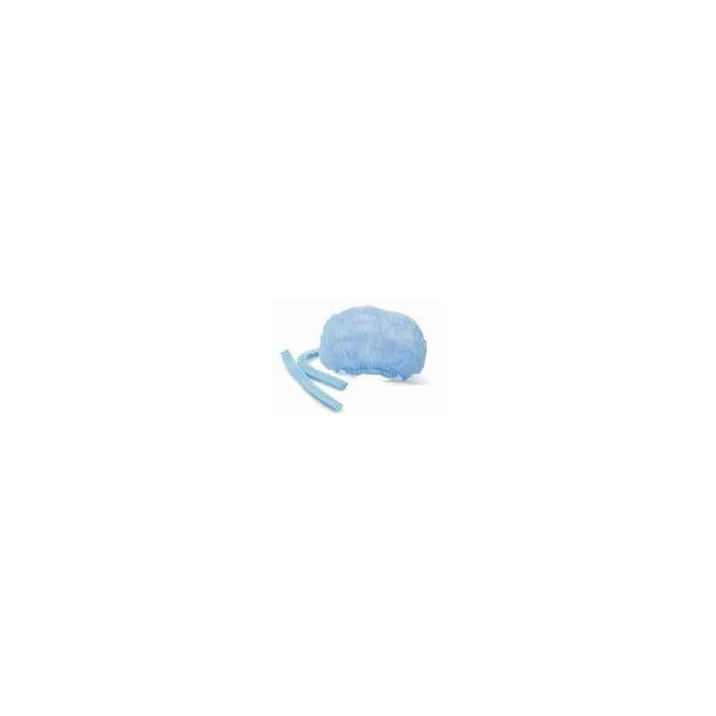 KK Surgical Care Blue 18 Inch Frill Caps/Bouffant Caps (pack of 200)