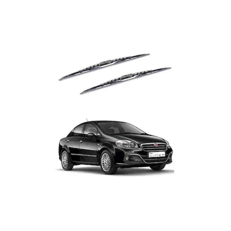 Hella WB-BK-014 Premium Black Wiper Blade Set For Fiat Linea New