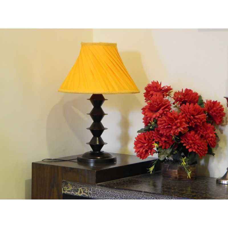 Tucasa Table Lamp with Pleated Shade, LG-69, Weight: 650 g