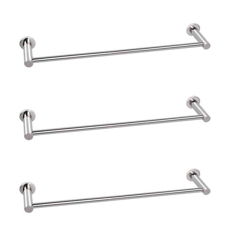 Abyss ABDY-1103 24 Inch Glossy Finish Stainless Steel Towel Rail (Pack of 3)