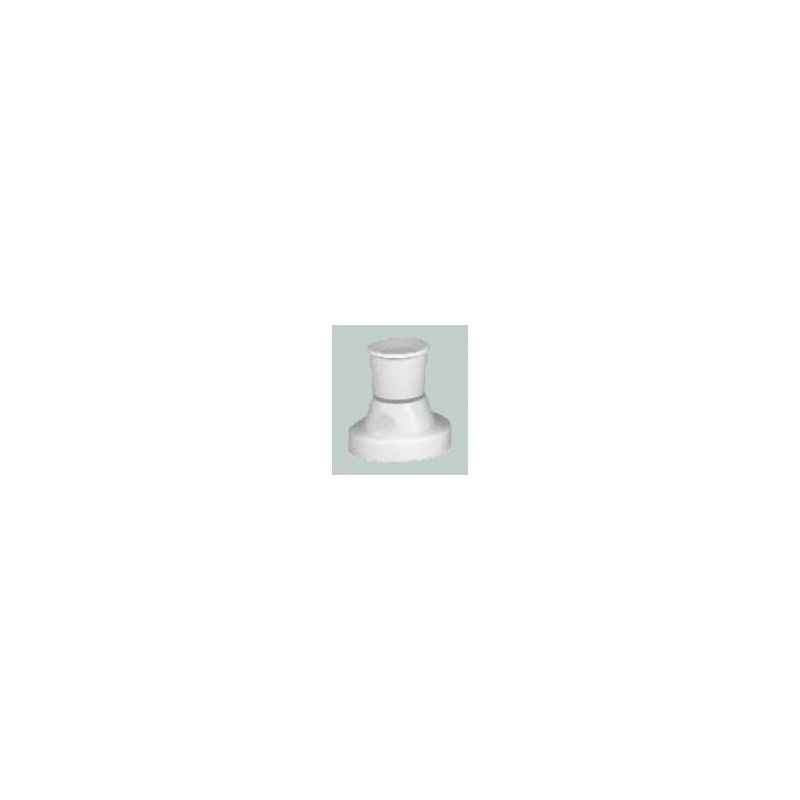 Anchor Penta 6A White Batten Type Lamp Holder with Metal Ring, 39800