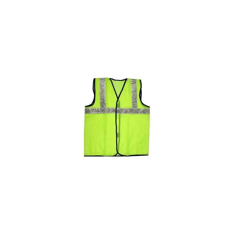 AST 2 Inch Fabric Type Green Safety Jacket, SSJ-08