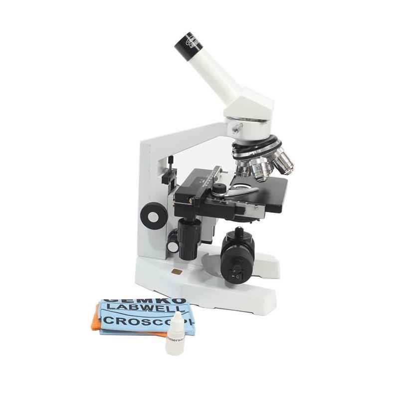 Gemko Labwell Compound Cordless LED Microscope, G-S-725-132, Magnification: 100-2000 x