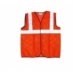 Prima 1 Inch Orange Reflector Net Safety Jacket, PSJ-03