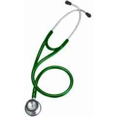 CardiacCheck 24 inch Green Stainless Steel Stethoscope, CADCHSTHOCR