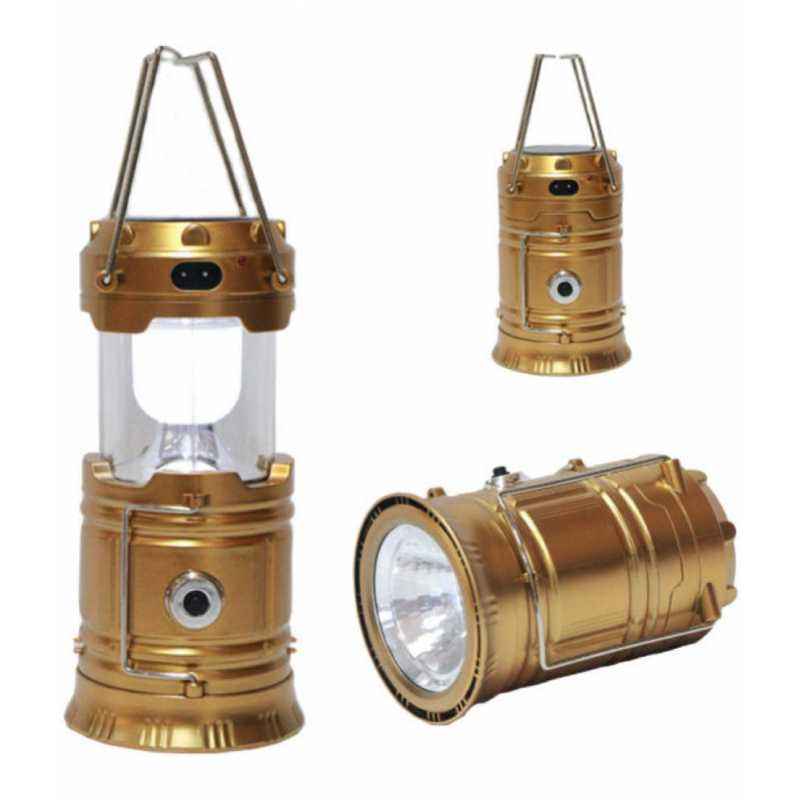 Vizio Golden Solar Lantern with Torch