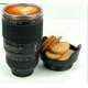 TradeAiza 500ml Camera Lens Shaped Stainless Coffee Mug