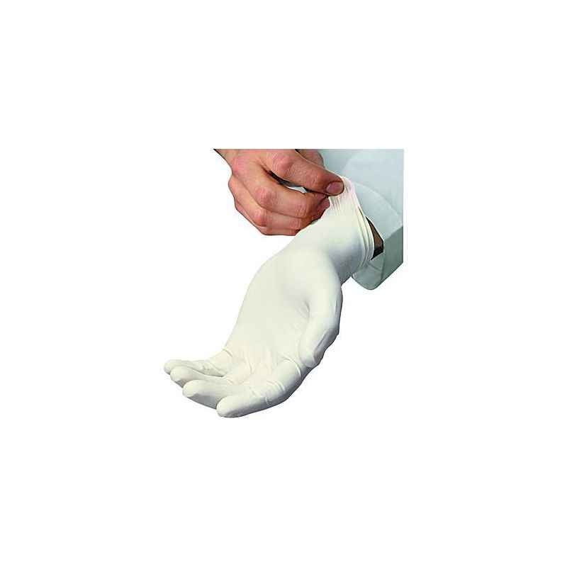 Arsa Medicare AM-021-011 Latex Examination Gloves, Size: M (Pack of 100)