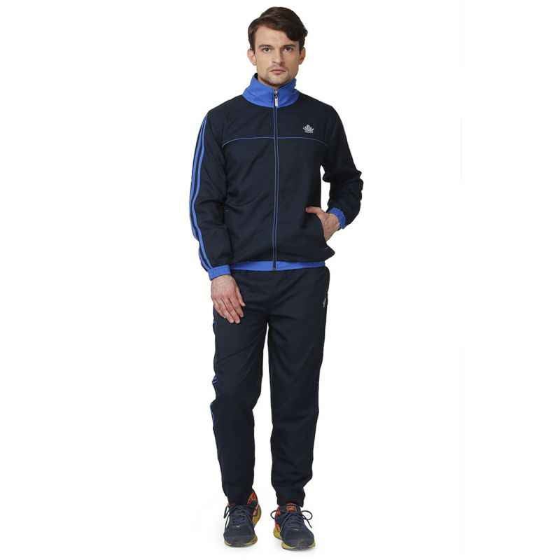 Abloom 115 Navy Blue & Royal Blue Tracksuit, Size: XL