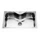 Jayna Oracle OR 02 Glossy Single Big Bowl Sink With Flange, Size: 30 x 20 in