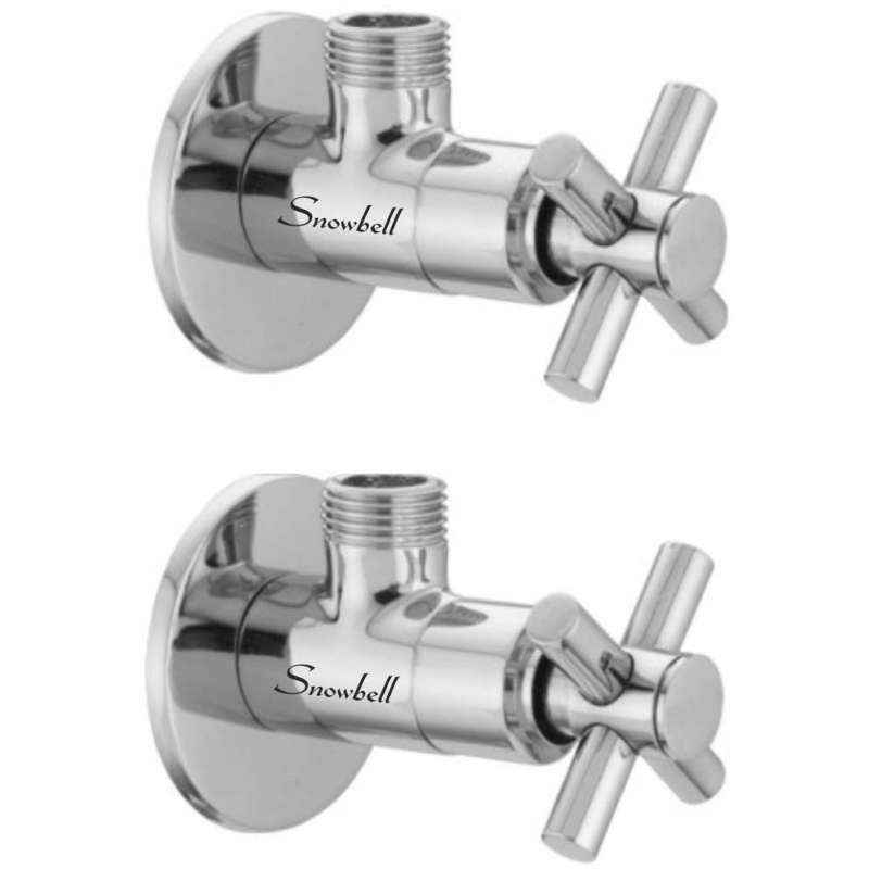 Snowbell Corsa Brass Angle Faucet (Pack of 2)