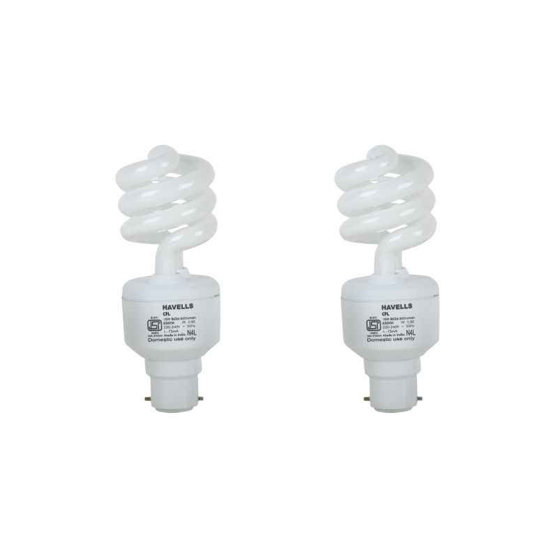 Havells 15W Curvy Cool Day White CFL (Pack of 2)