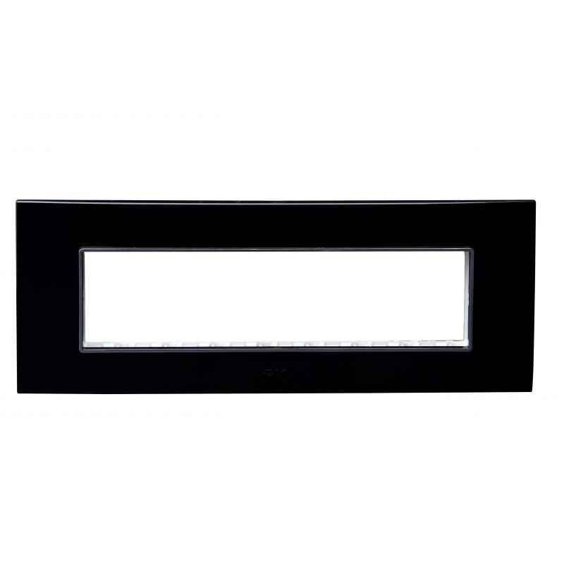 GM Glossy Black CASA VIVA Plate with Support Frame, PX SF 08 006-B
