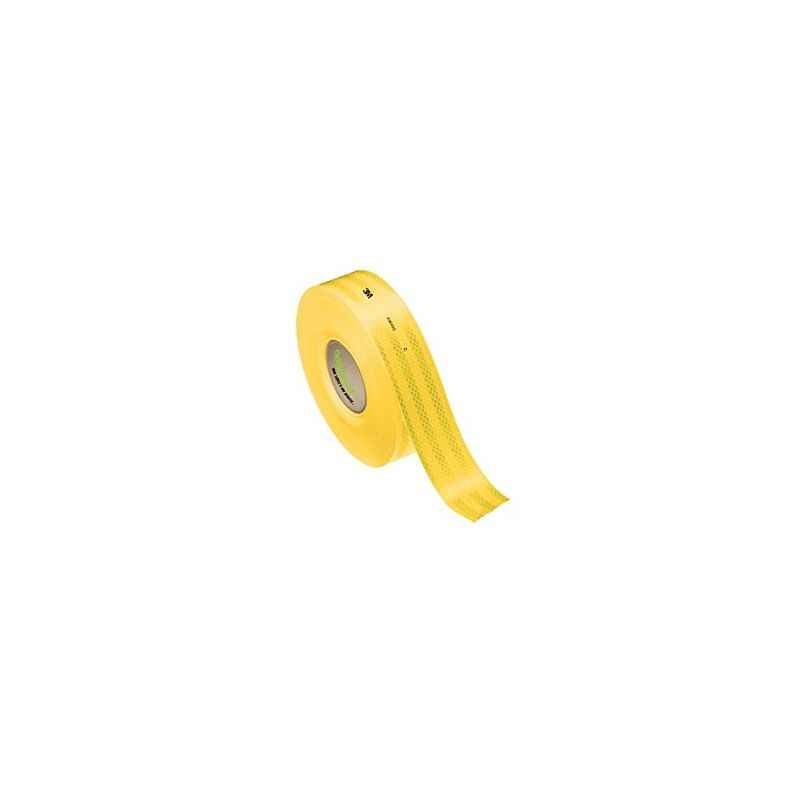 3M 2 Inch Yellow Reflective Tape, Length: 150 ft