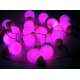 Tucasa Flocent Pink Big Bulb String Light, DW-173