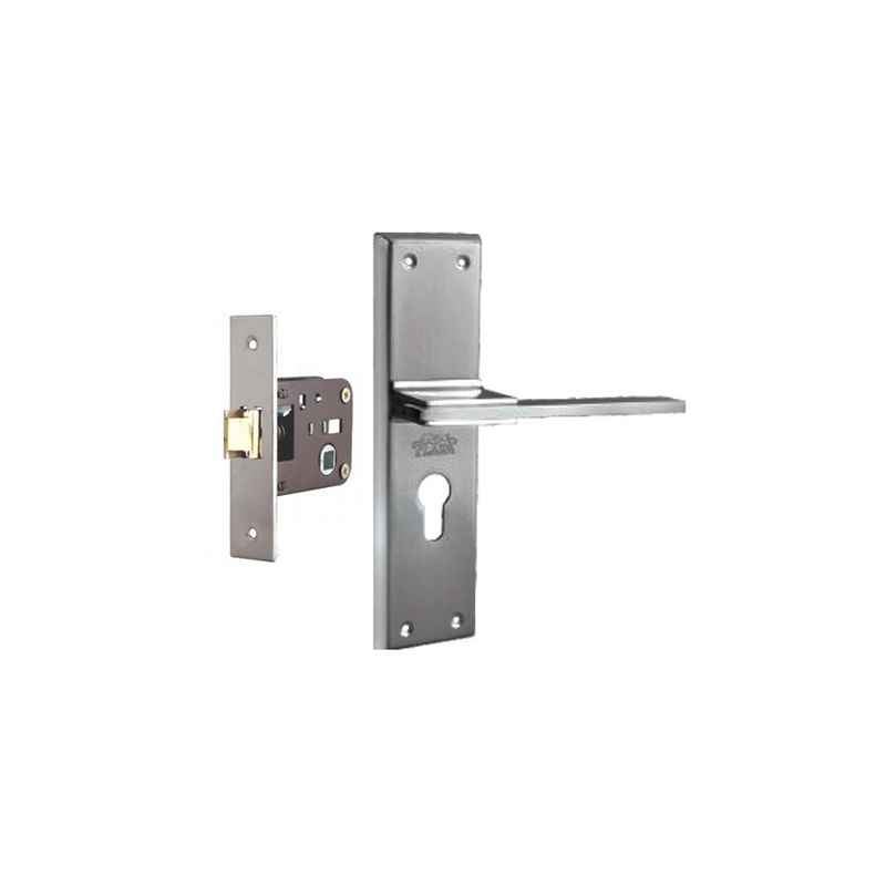 Plaza Mustang Stainless Steel Finish Handle with 200mm Baby Latch Keyless Lock