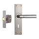 Plaza Jupiter Stainless Steel Finish Handle with 200mm Baby Latch Keyless Lock