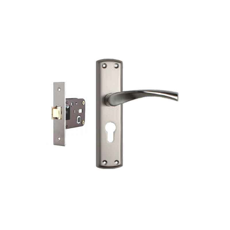 Plaza Kaff Stainless Steel Finish Handle with 200mm Baby Latch Keyless Lock